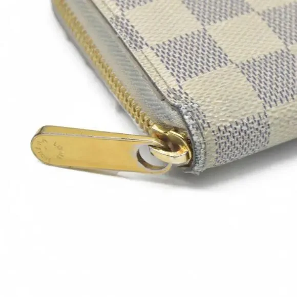 $915 Louis Vuitton  Damier Azur Zippy Wallet SD3196 - Picture 10 of 15